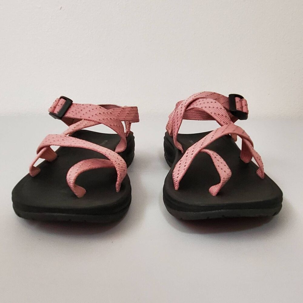 Madden Girl Womens 7.5-8.5 Sandals Sun Blush Pink Strappy Mismatched New - Picture 8 of 16